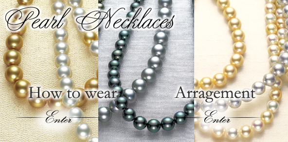 Pearl Necklaces　真珠ネックレスメージ写真